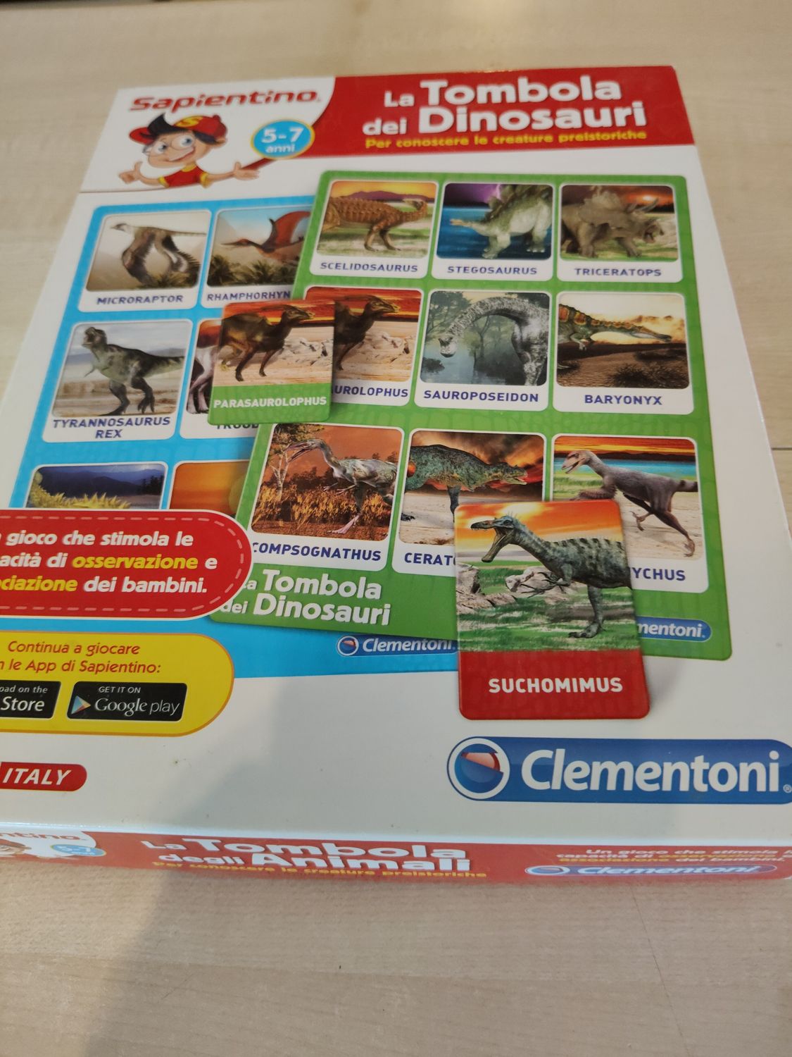 Tombola dei dinosauri