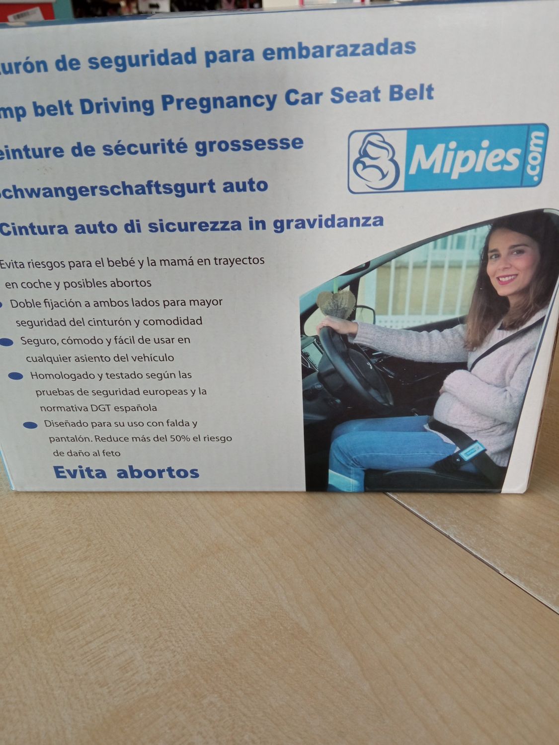 Cintura auto di sicurezza in gravidanza