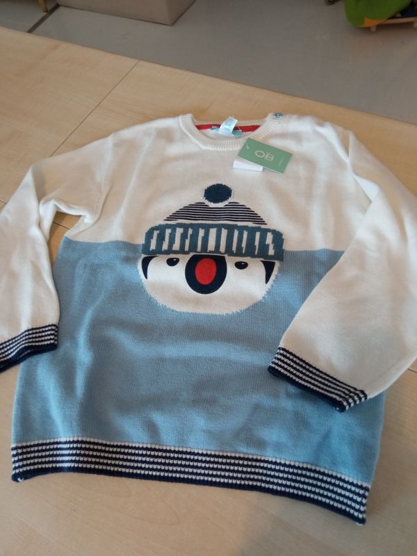 Maglione bimbo 5 anni Obaibi nuovo