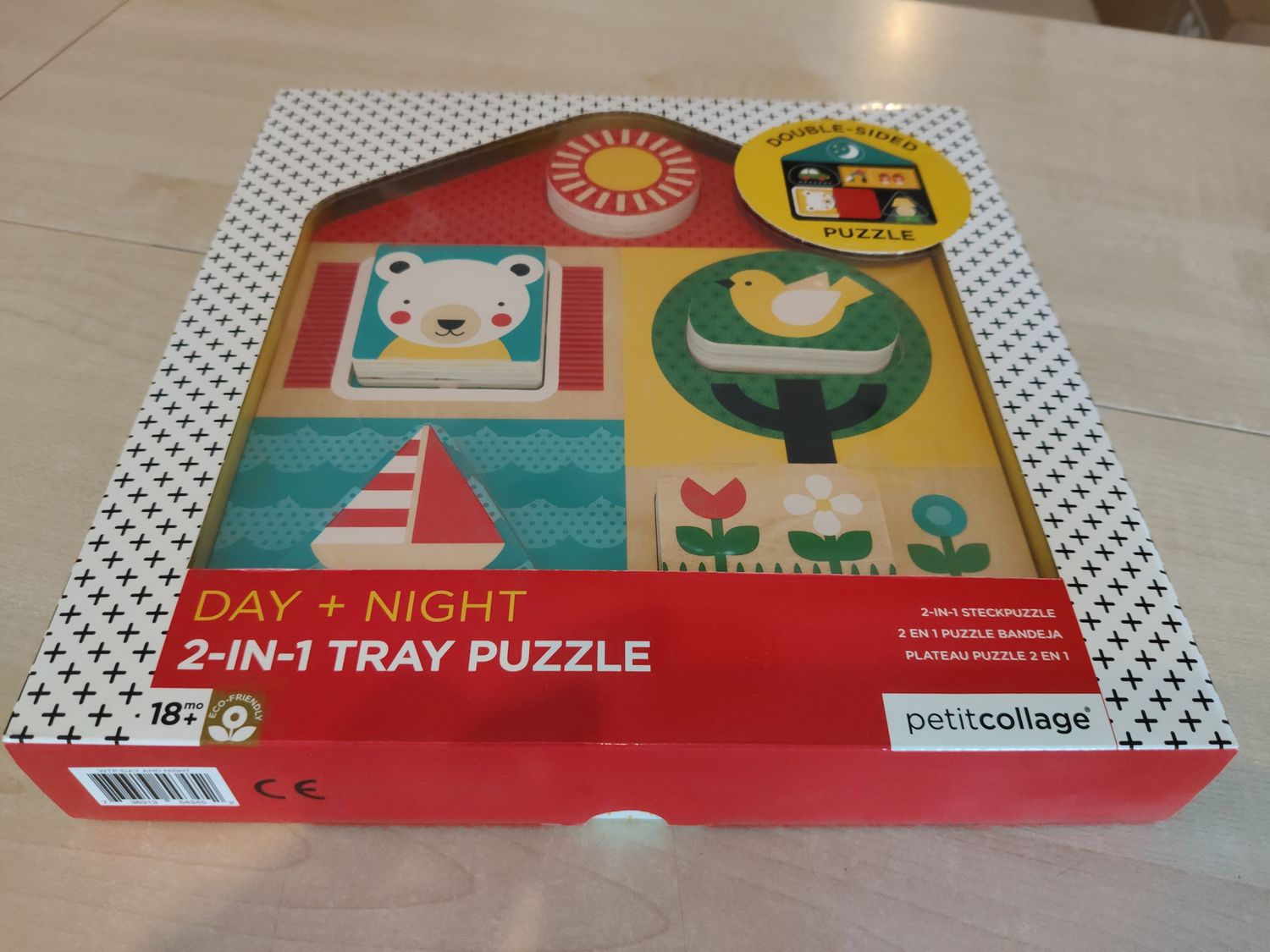 Puzzle 2 in 1 Petit Collage