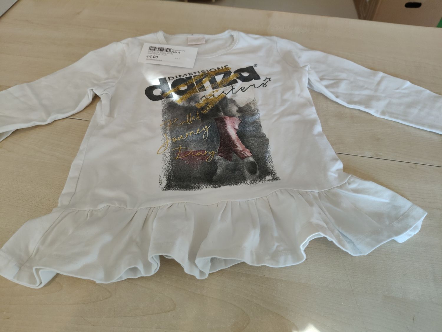 Maglietta bimba 4 anni Dimensione Danza