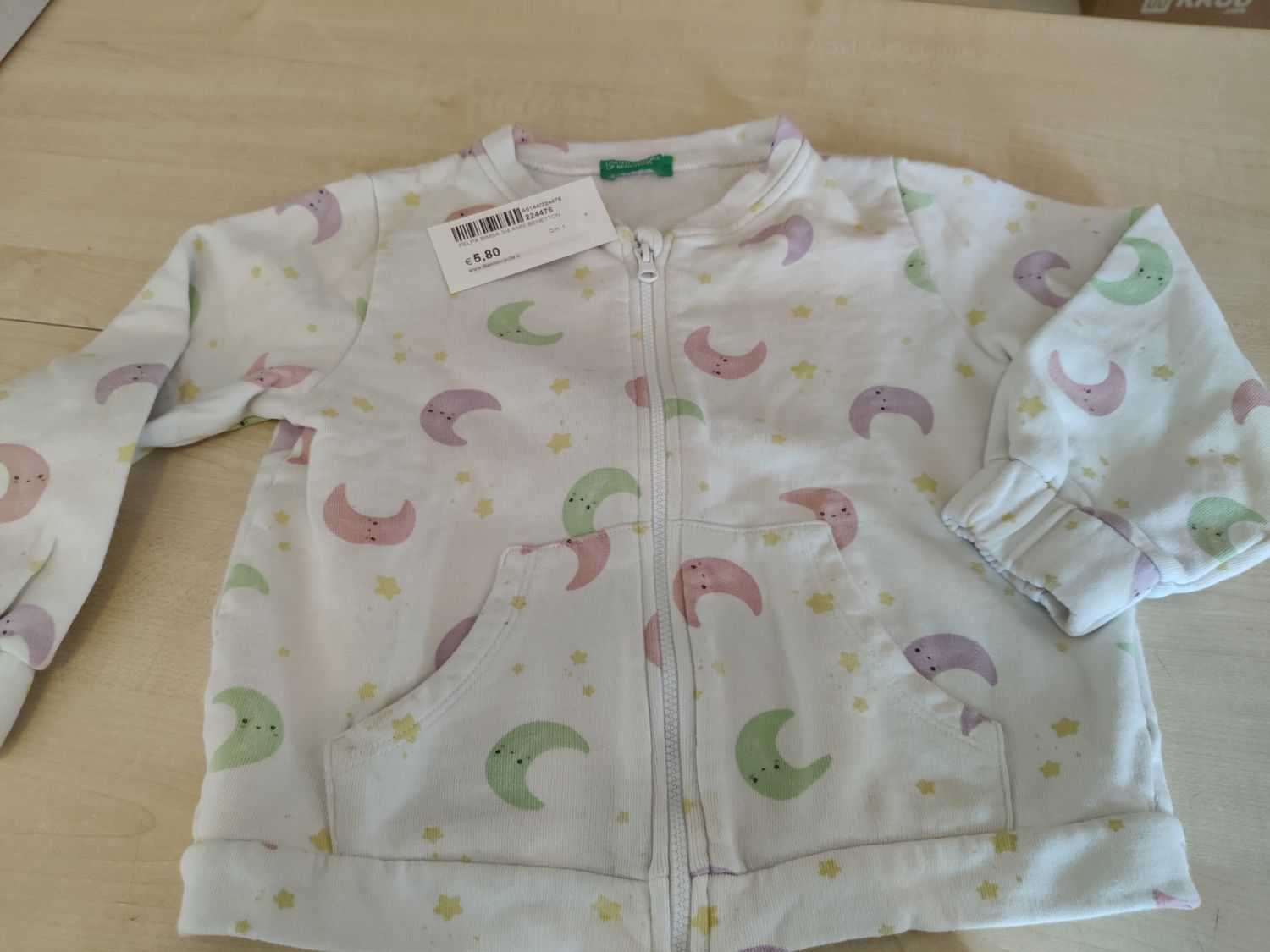 Felpa bimba 3/4 anni Benetton