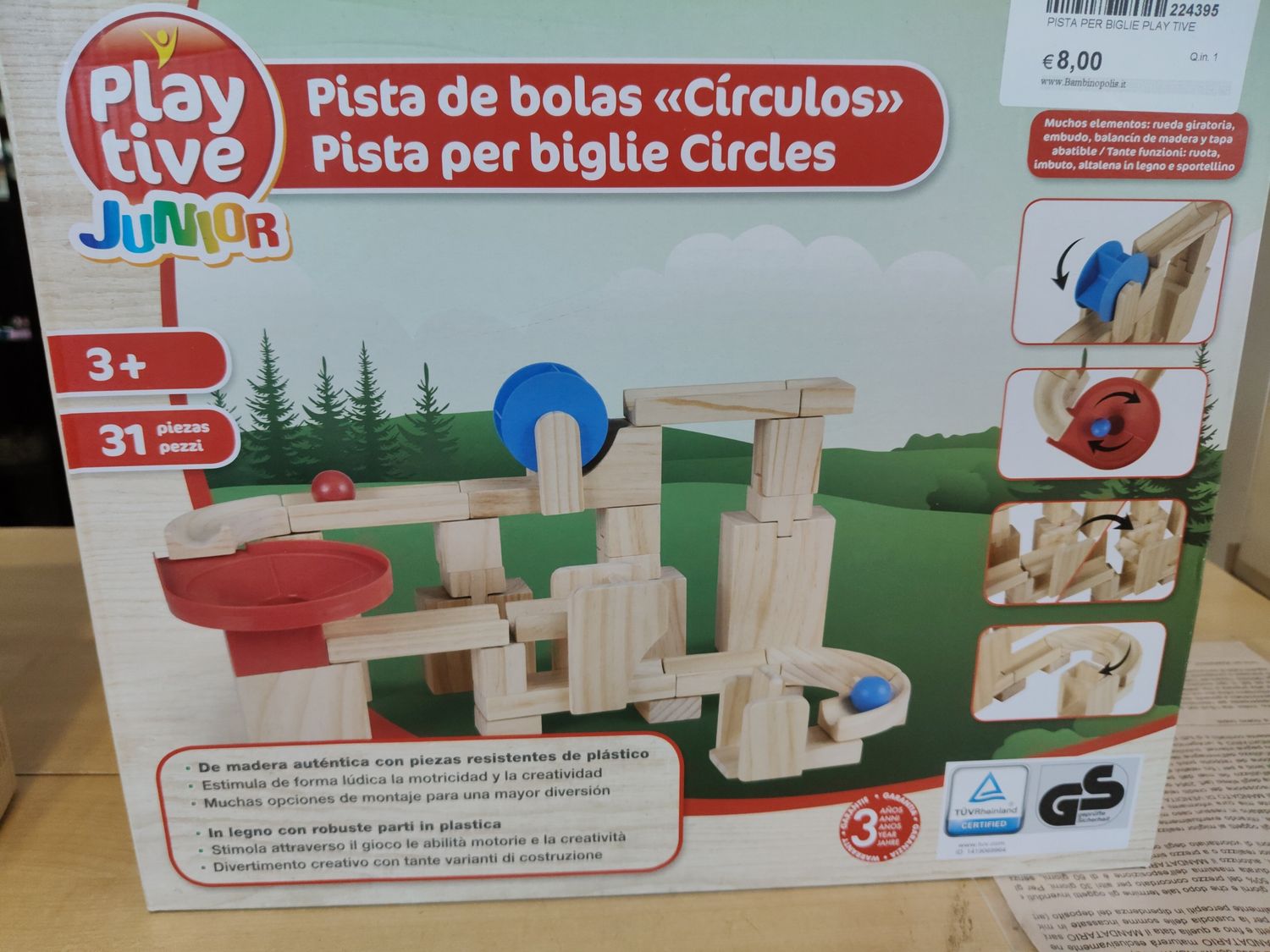 Pista per biglie Play Tive