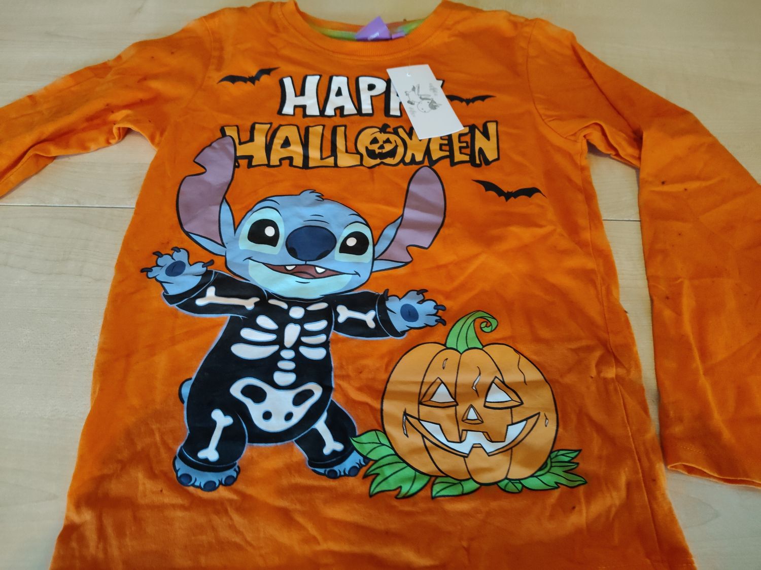 Maglietta bimbo 134 cm Halloween Stich