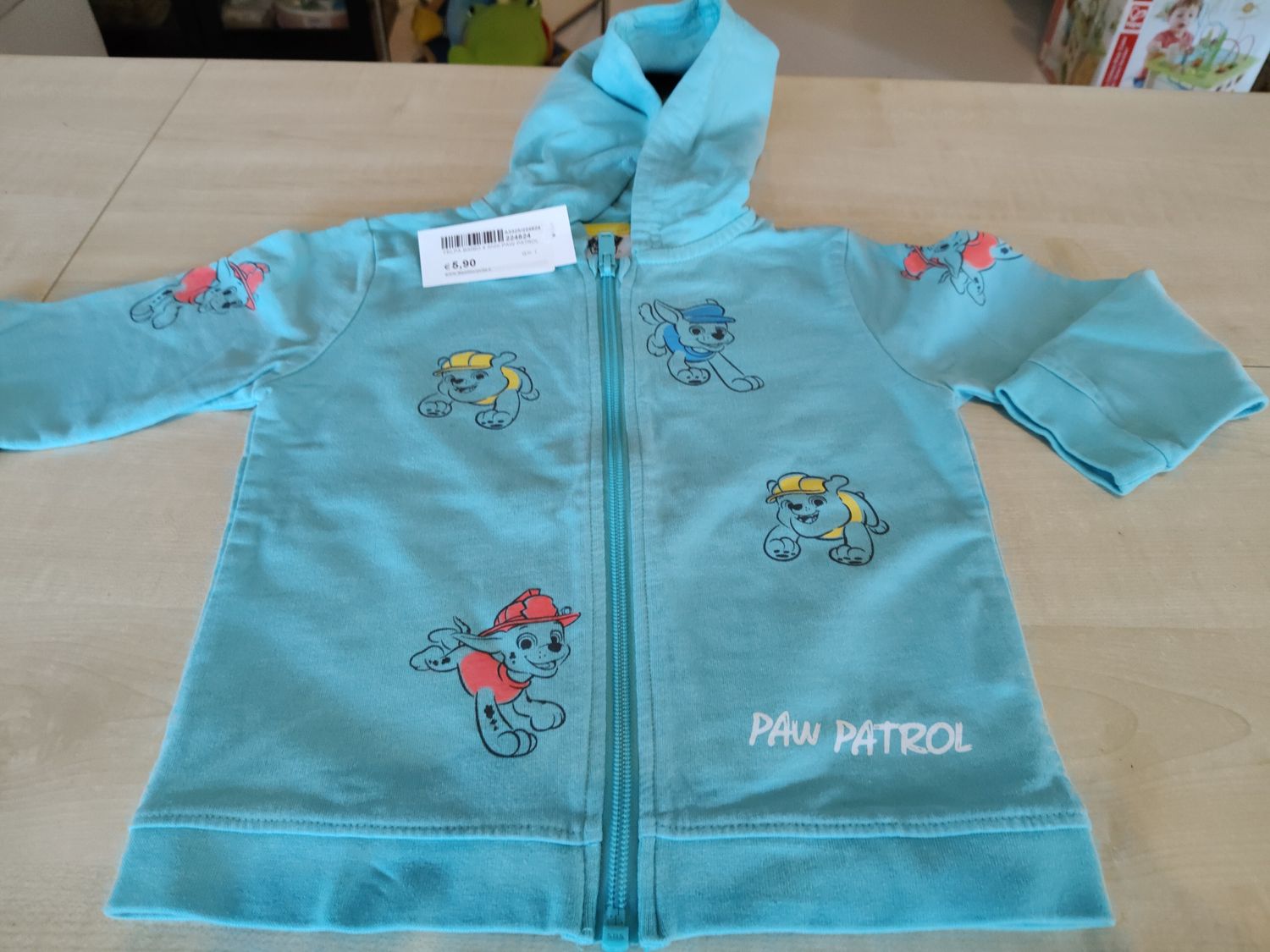 Felpa bimbo 4 anni Paw Patrol