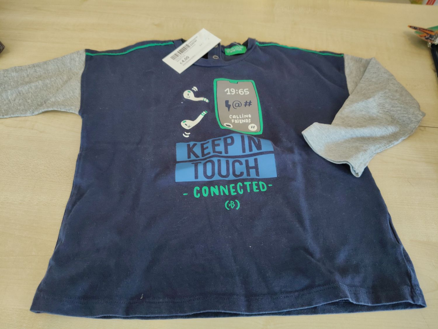 Maglietta bimbo 3/4 anni Benetton