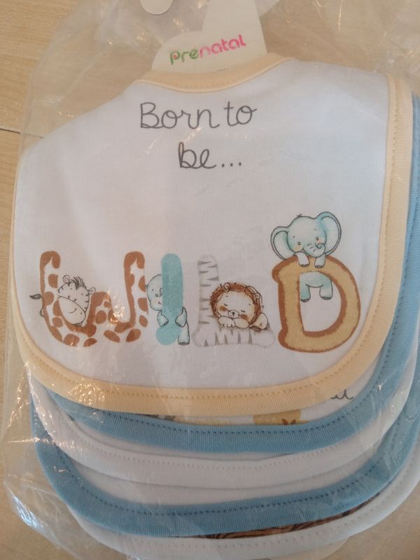 Bavaglini Prenatal 5 pezzi nuovi