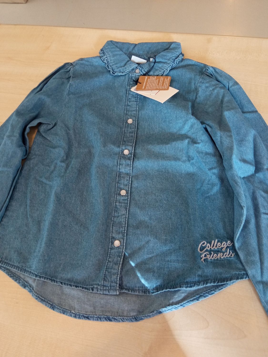 Camicia bimba 7/8 anni Blukids nuova