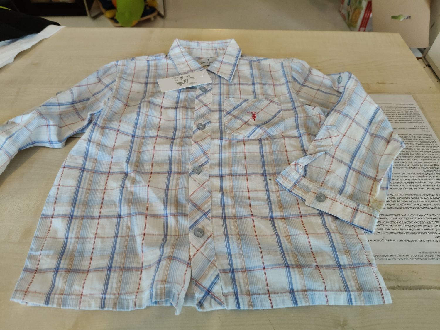 Camicia bmbo 5 anni Trussardi