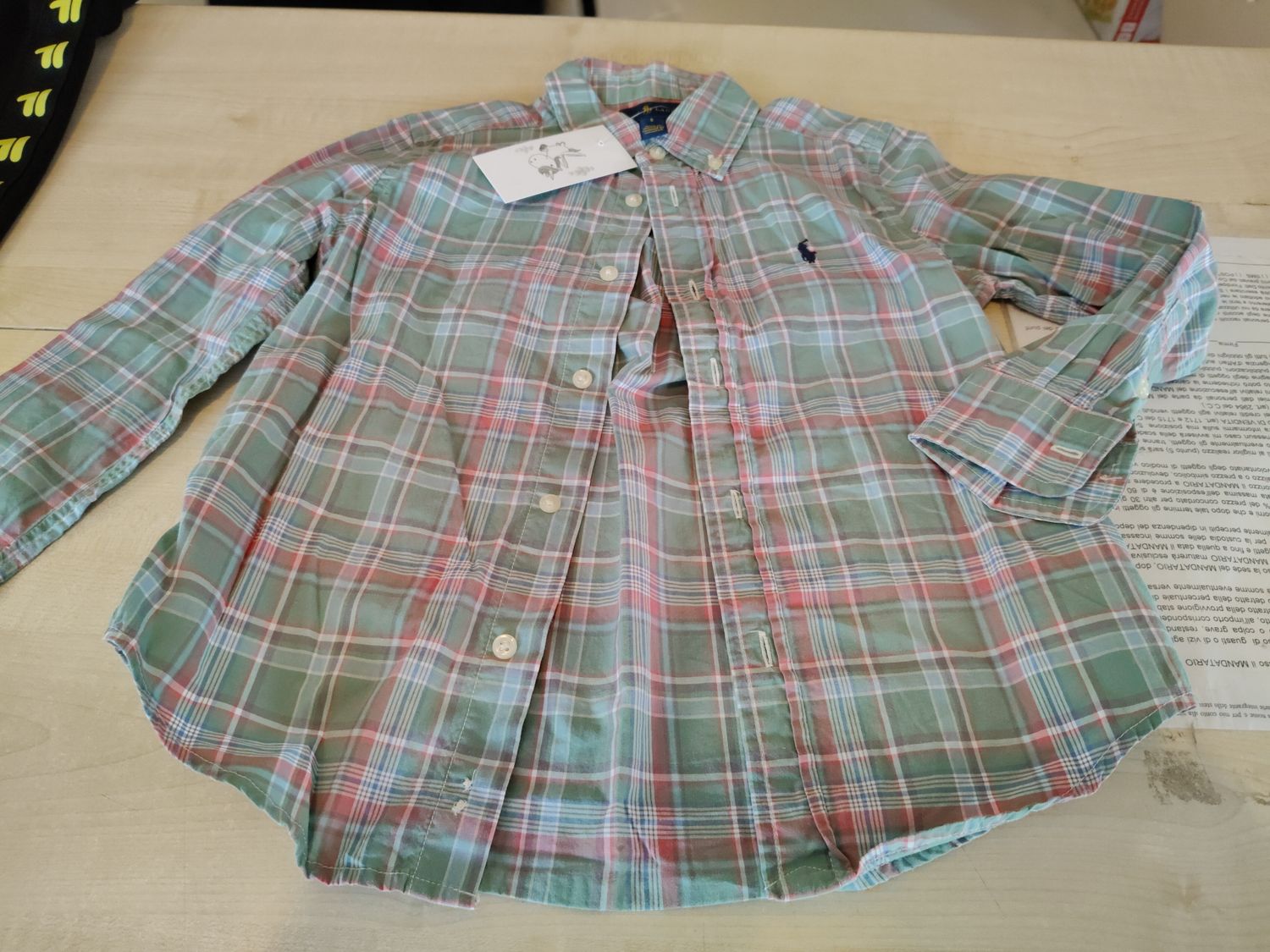 Camicia bimbo 5 anni Ralph Lauren