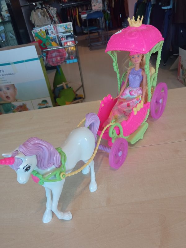Barbie carrozza nel regno delle caramelle