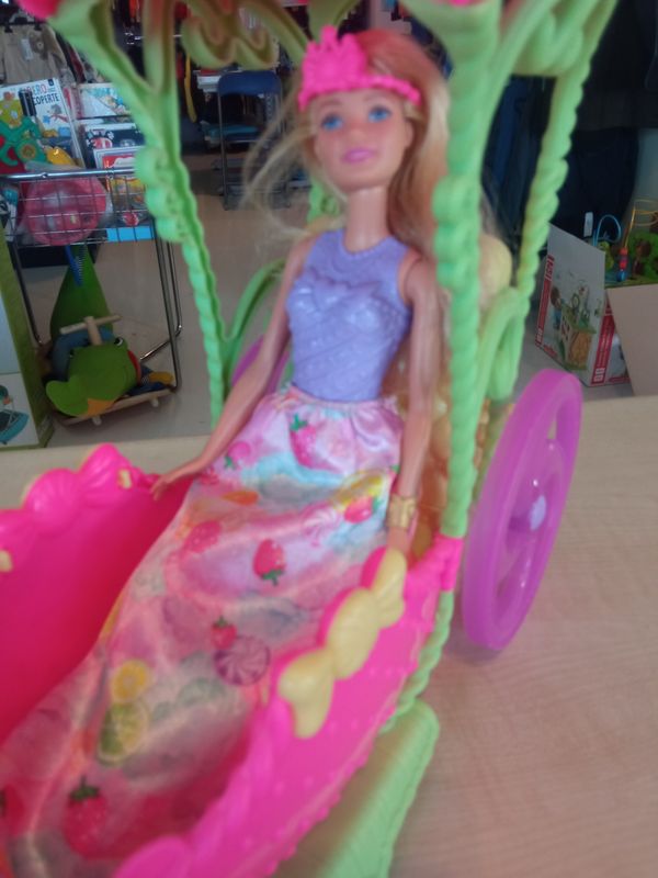 Barbie carrozza nel regno delle caramelle