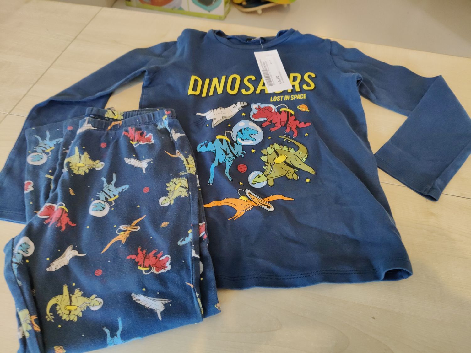 Pigiama bimbo 6/7 anni Tzenis