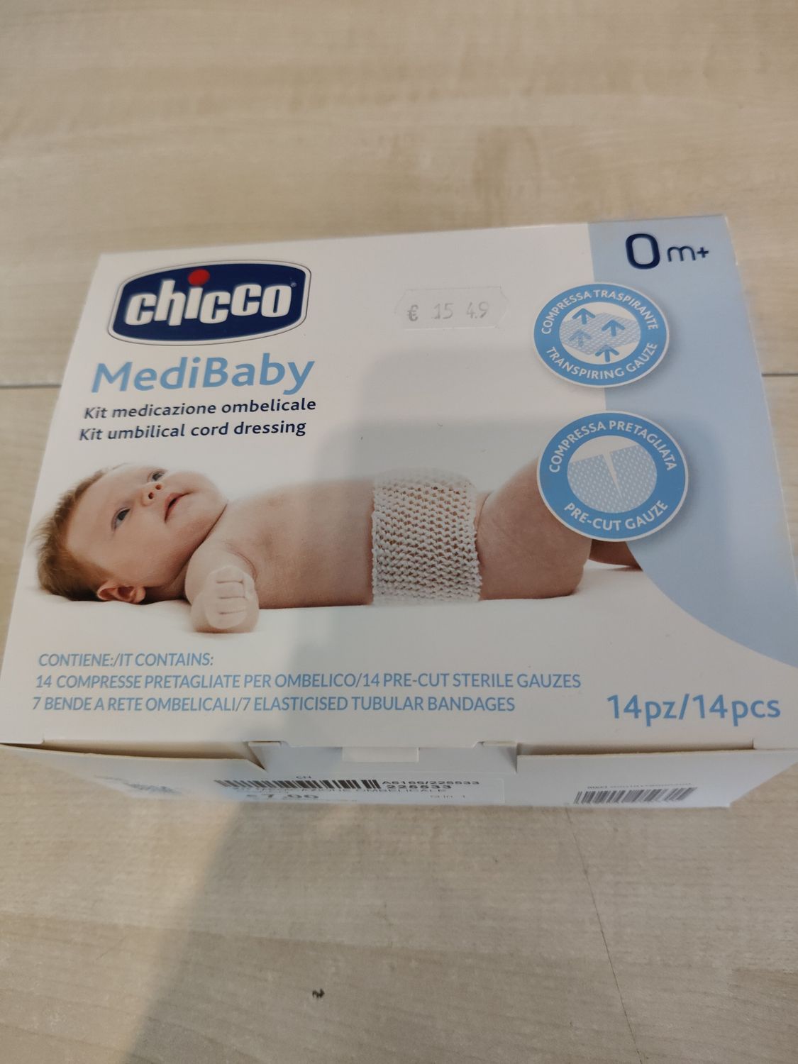 Kit medicazione ombelicale Chicco