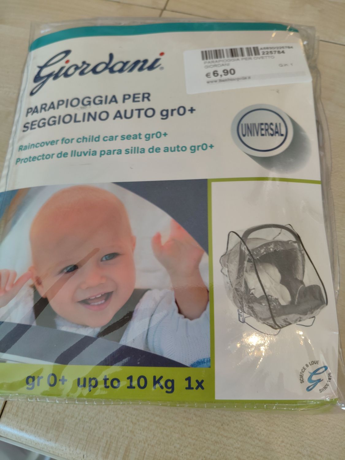 Parapioggia per ovetto Giordani