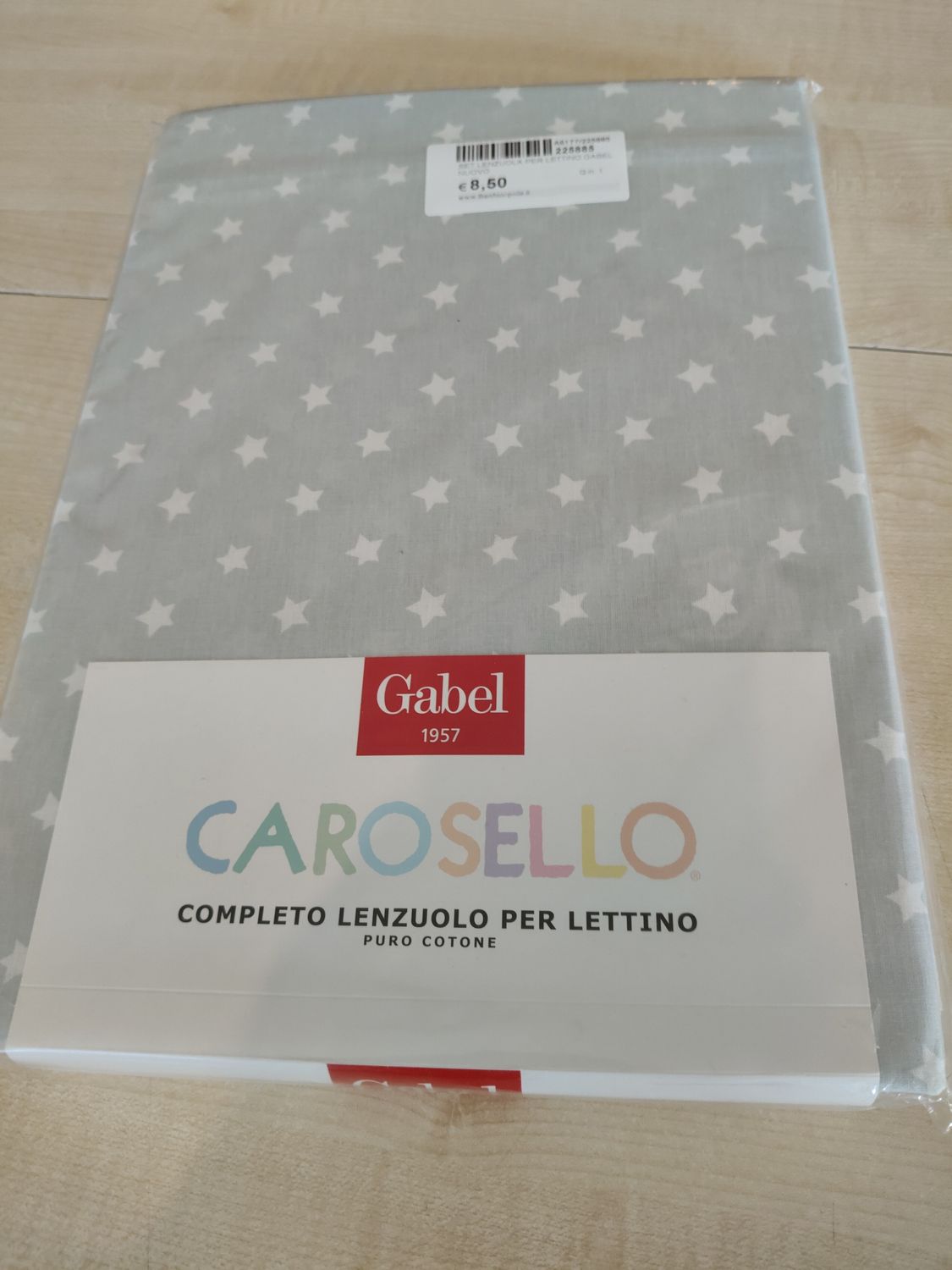 Set lenzuola per lettino Gabel