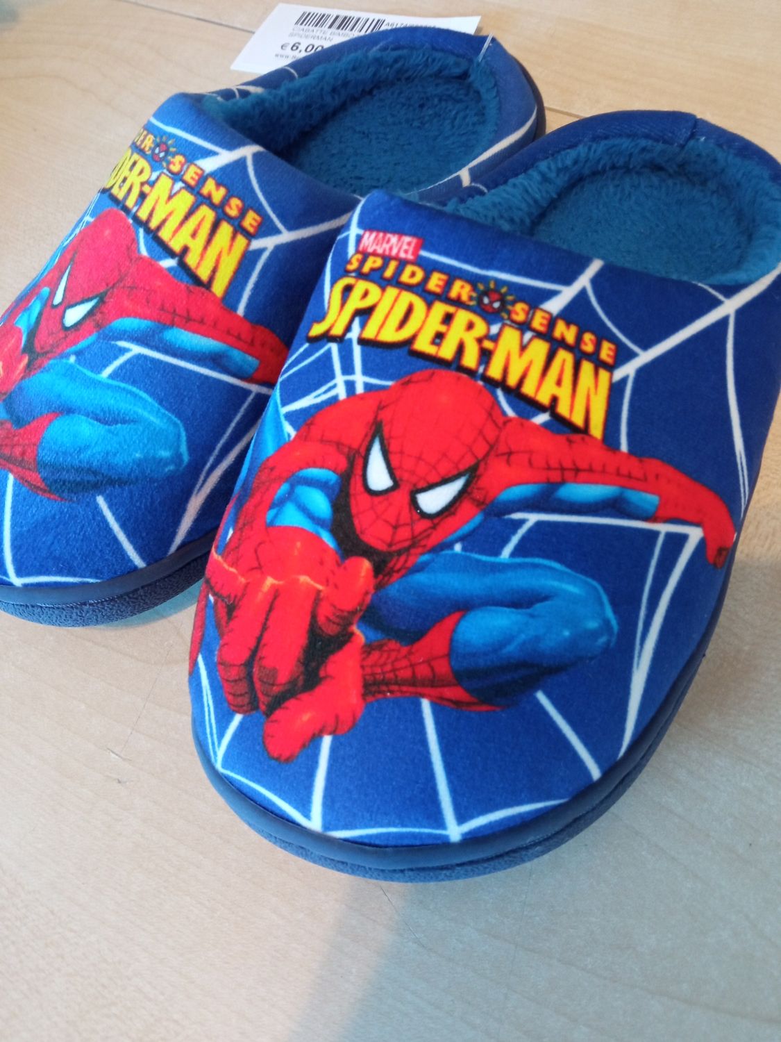 Ciabatte bimbo n.32/33 Spiderman