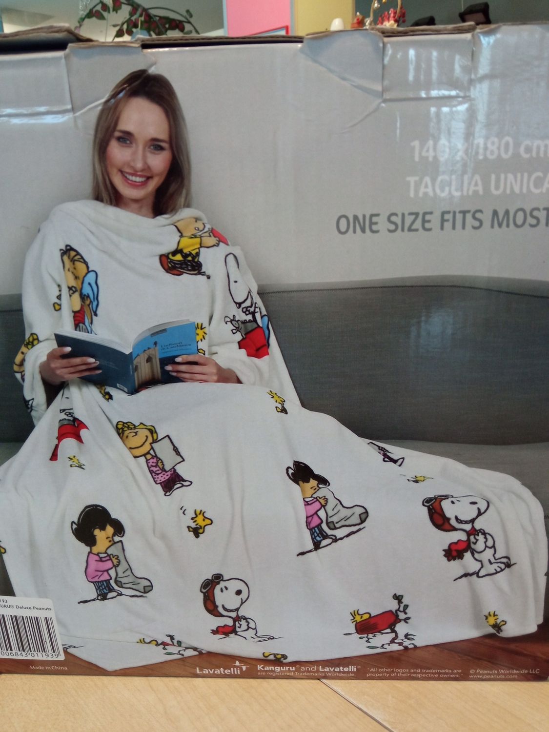 Coperta con maniche Peanuts