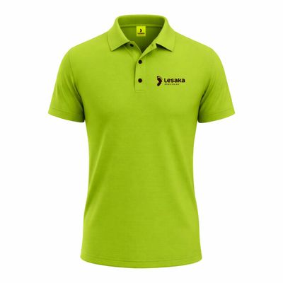 Men's Lime Short Sleeve Golf Shirt