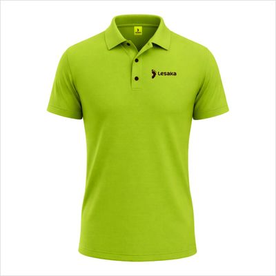 Men's Lime Short Sleeve Golf Shirt
