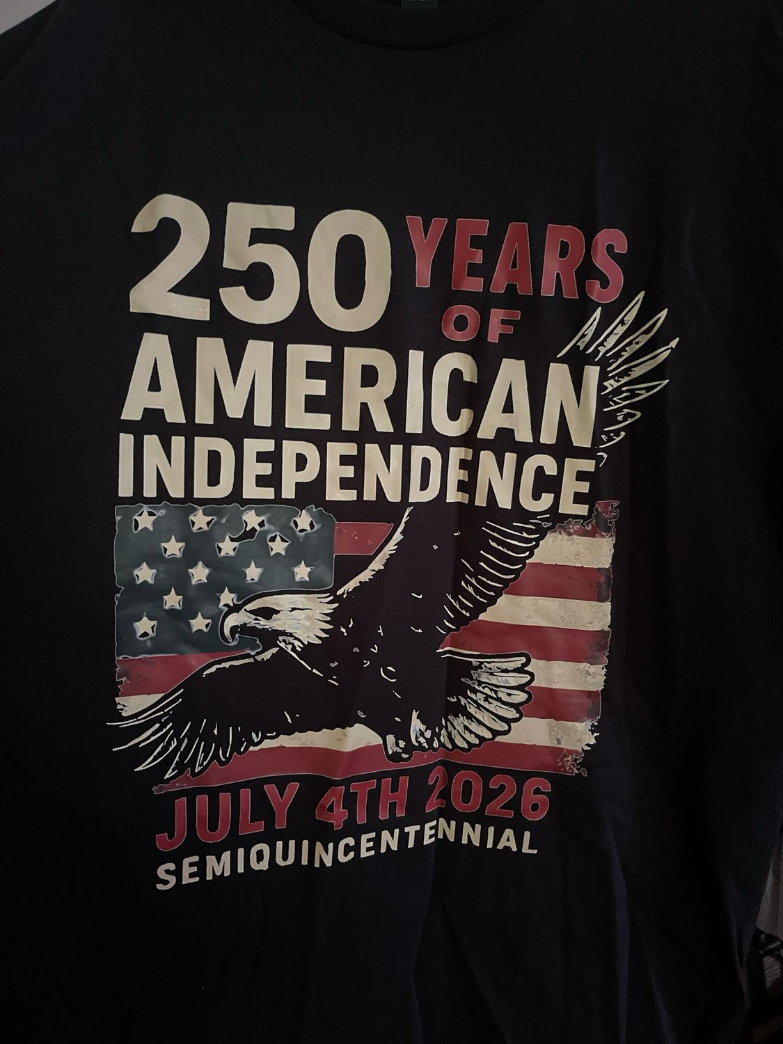 tshirts black America 250 small