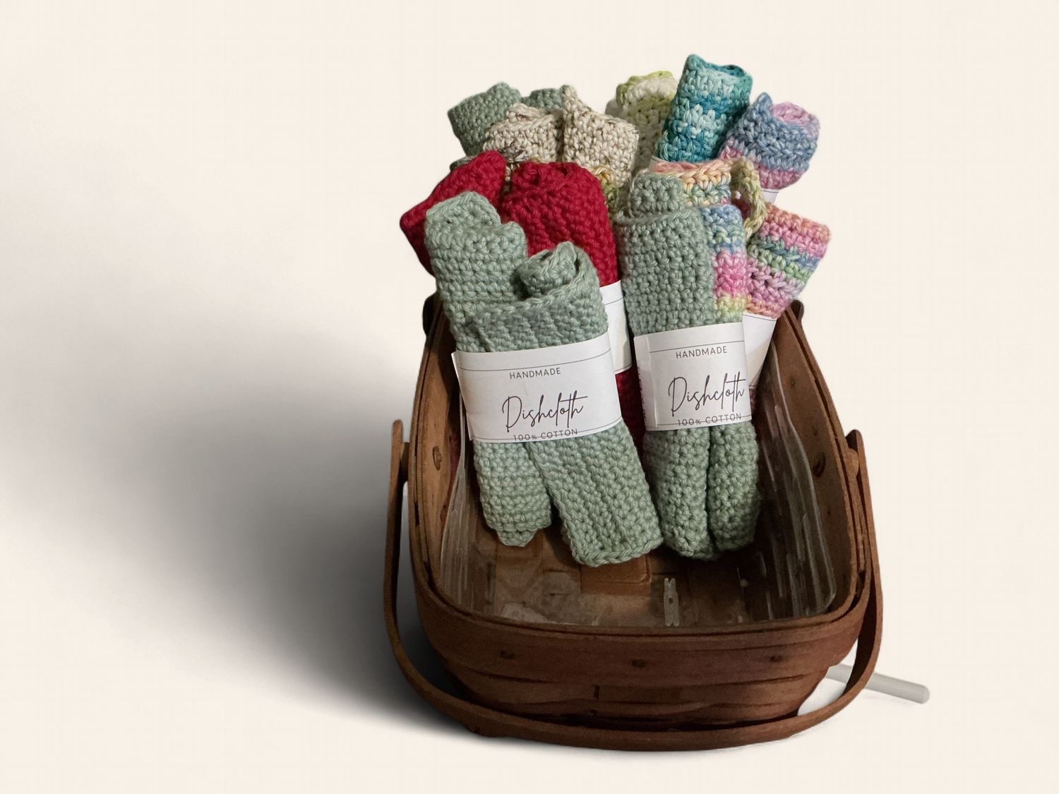 Hand crochet dish cloth