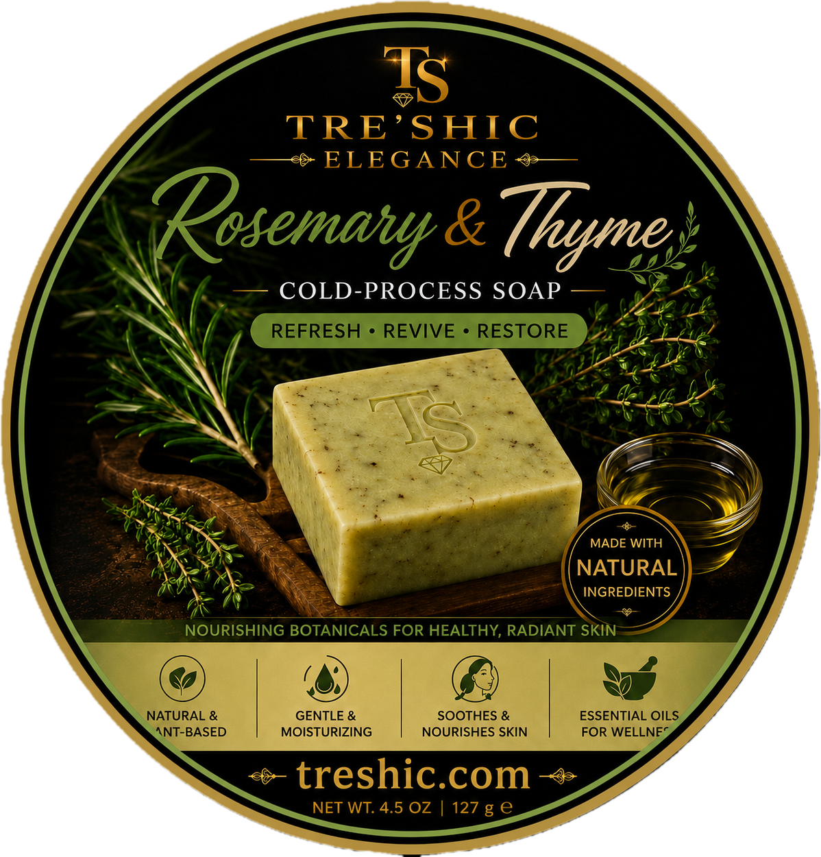 Rosemary & Thyme Soap Rosemary & Thyme Soap