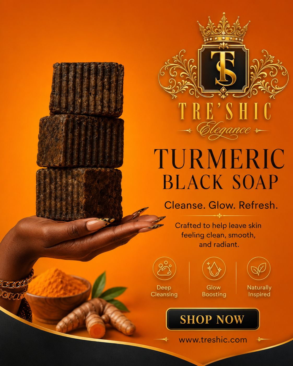 Turmeric Black Soap