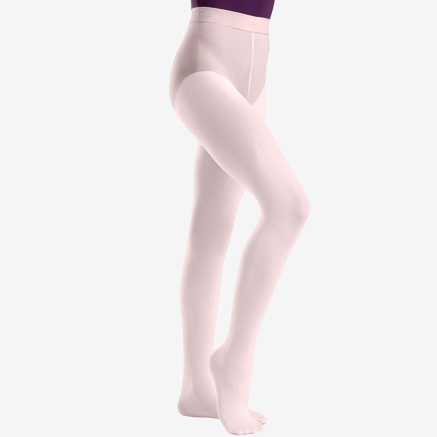 Child Footed Tights, Color: Light Pink, Size: T-S