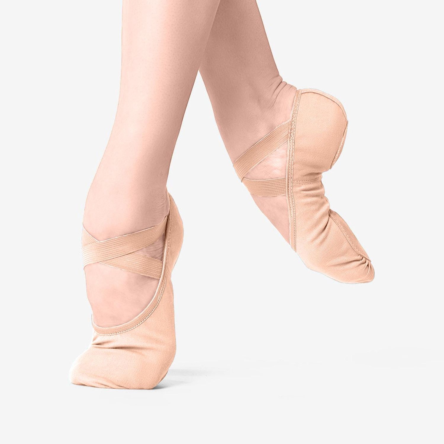 Bliss Canvas Ballet Shoe - Adult, Color: Pink, Size: 1L (adult)