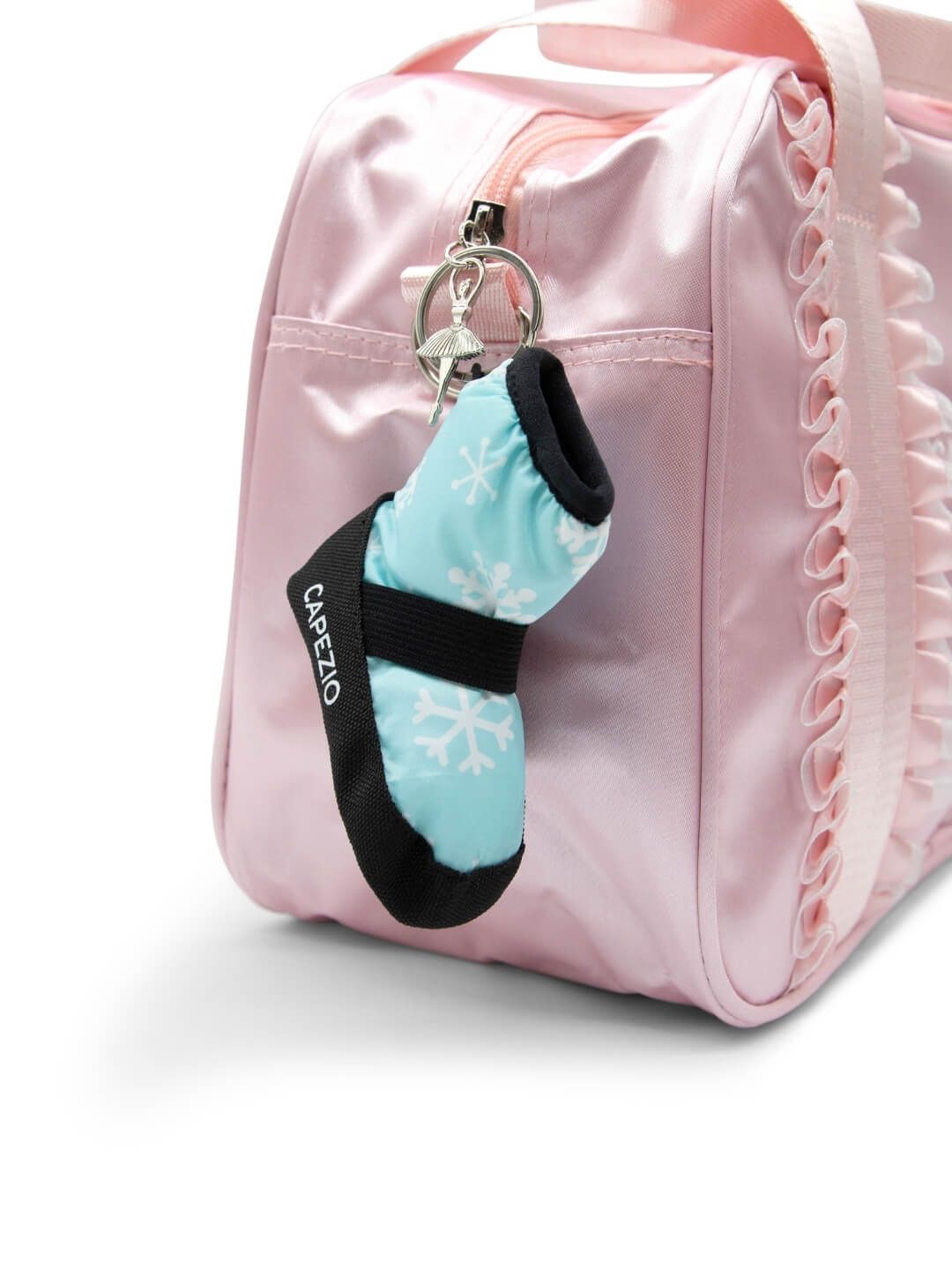 Mini Bootie Keychain, Color: Snowflake Print, Size: One Size