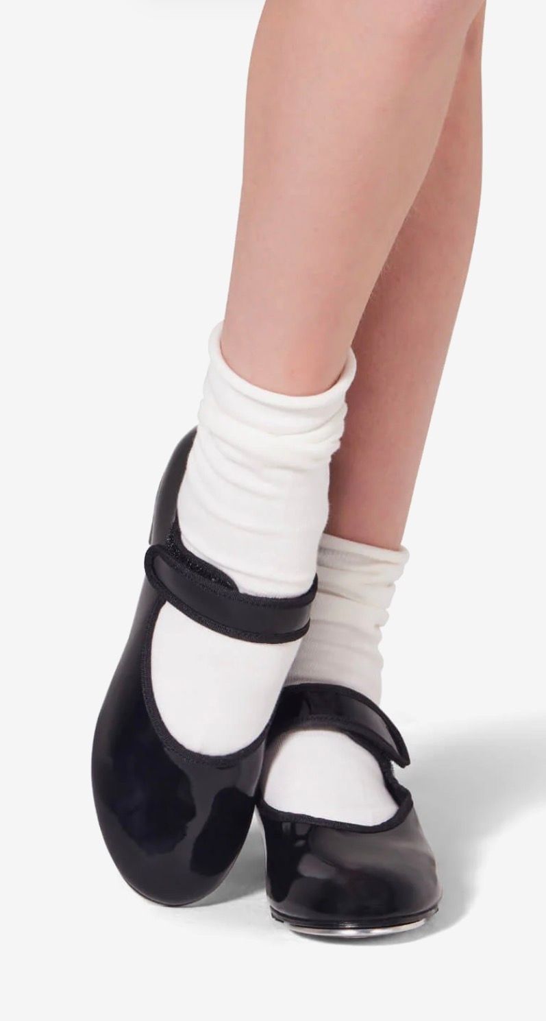 Essential Tap Shoe - Child, Color: Black Patent, Size: 2.5, Width: M