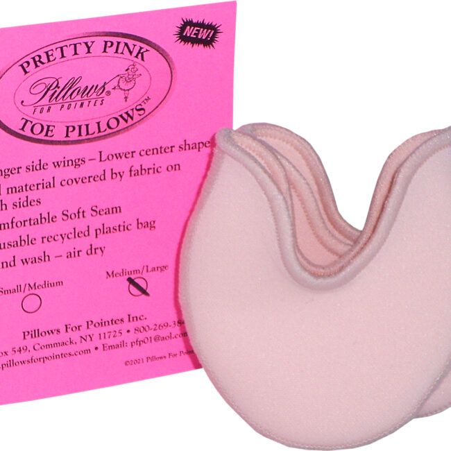 Pretty Pink Toe Pillow, Size: Small/Medium