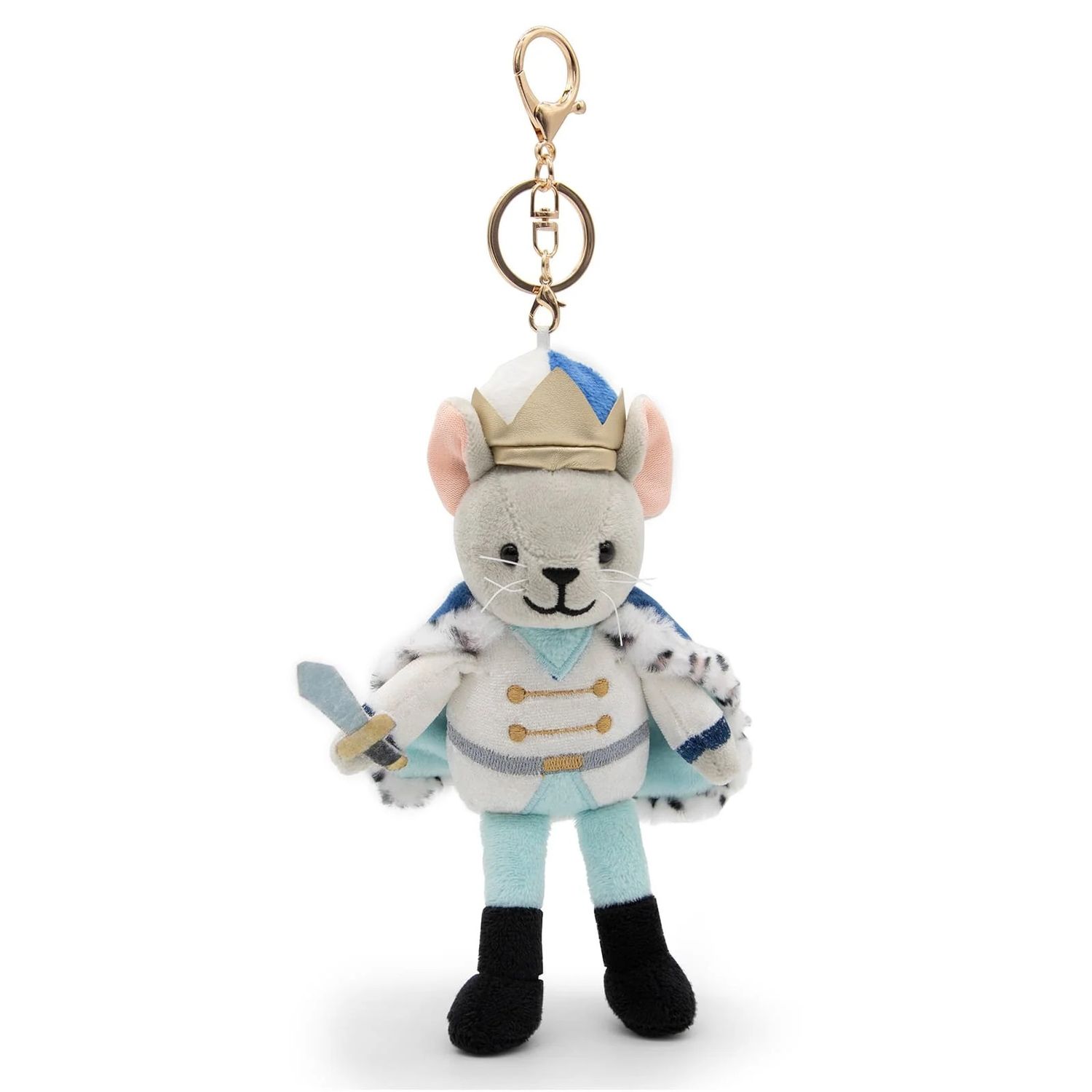 Mouse King Plush Charm Keychain