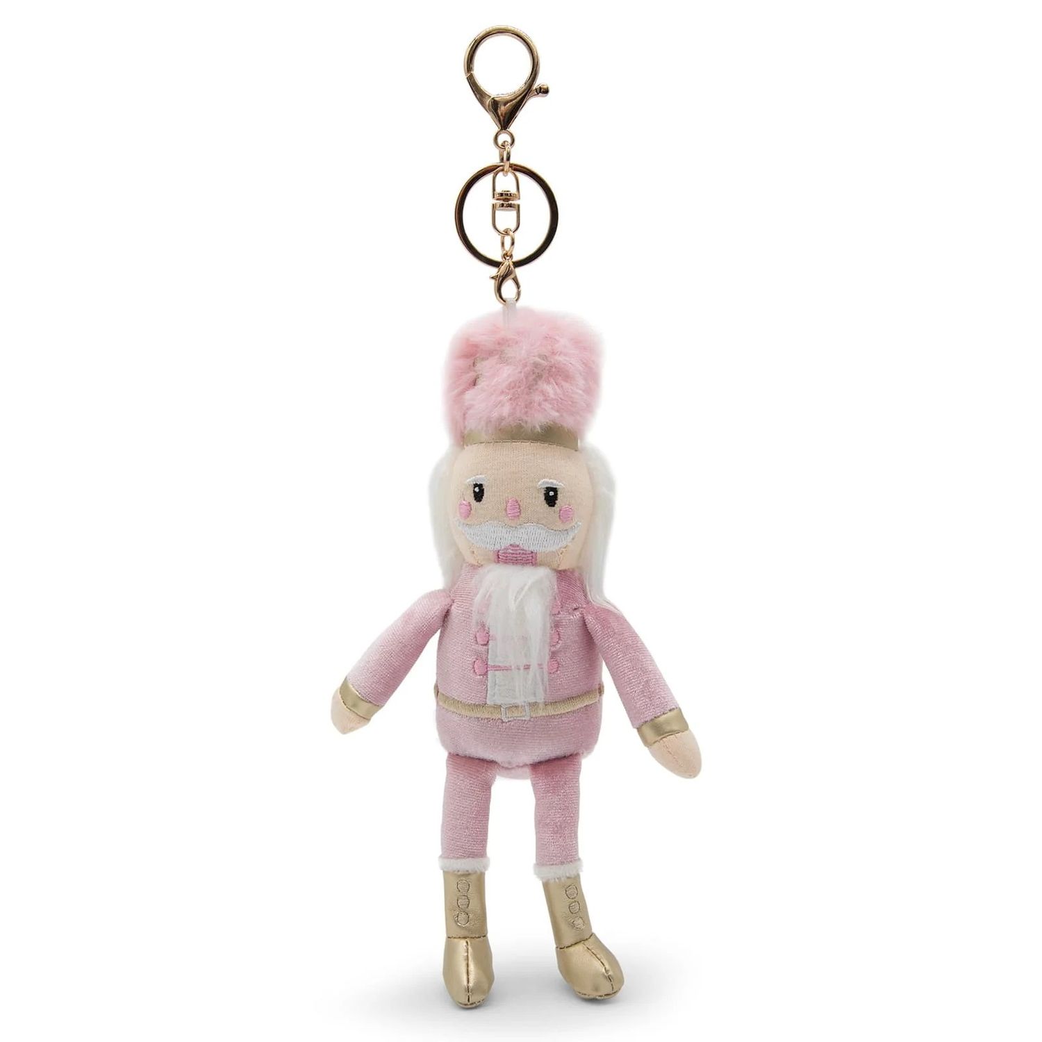 Nutcracker Plush Charm Keychain