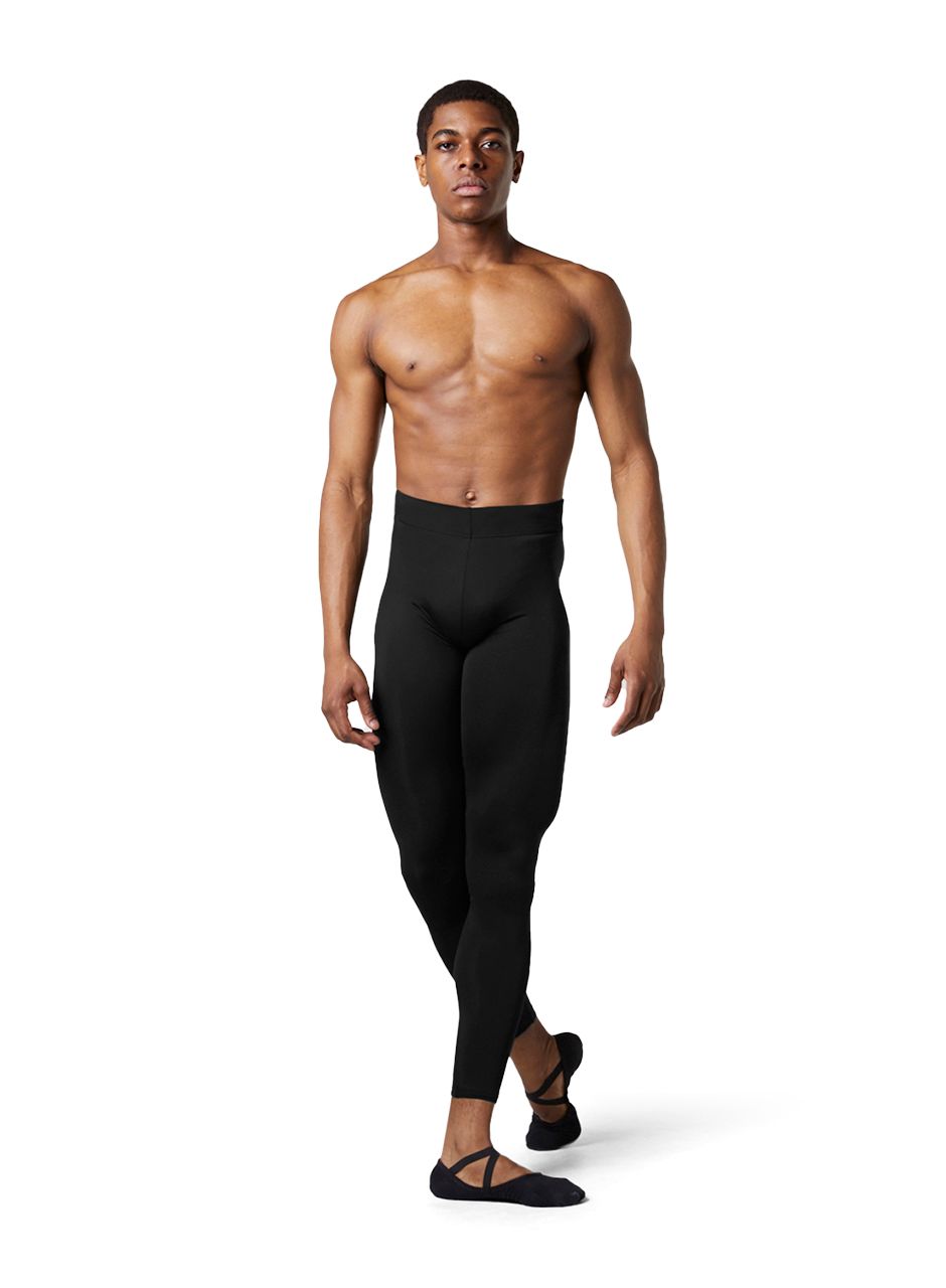 Mens/Boys Full Length Dance Tight, Color: Black, Size: XS