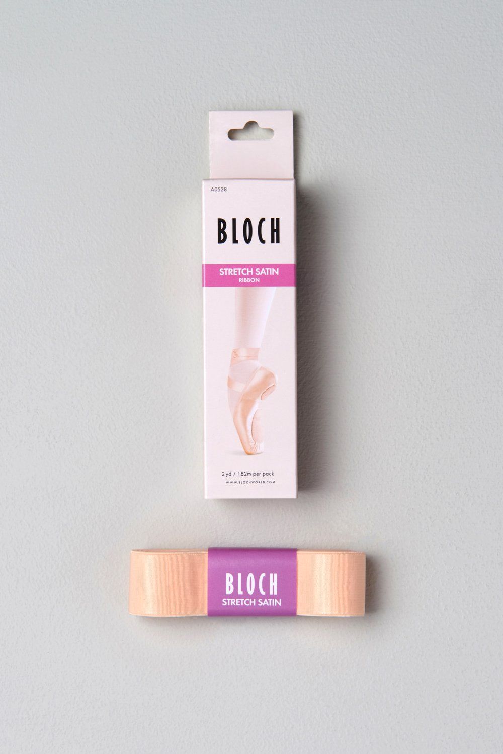 Stretch Satin Ribbon, Color: Pink