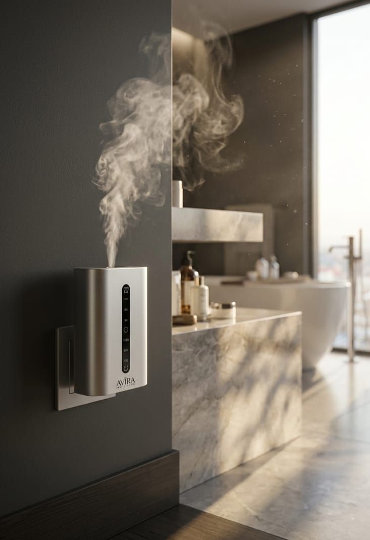 Brushed Silver - Waterless Smart Diffuser