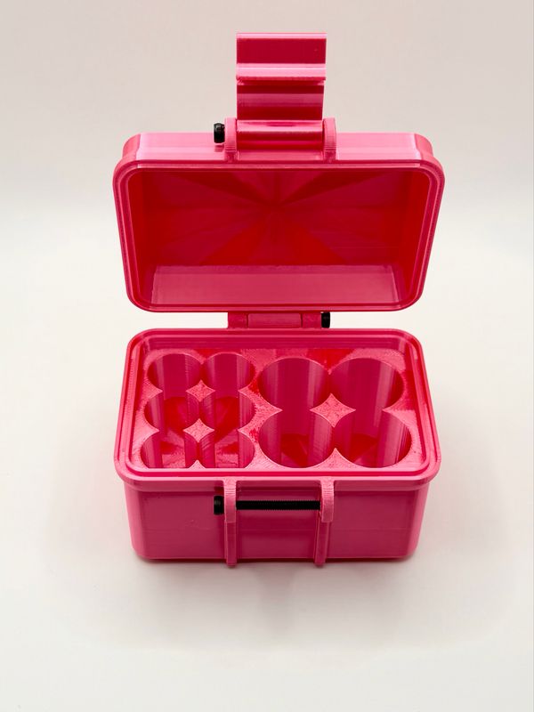 Small Multi Size Vial Case - Pink