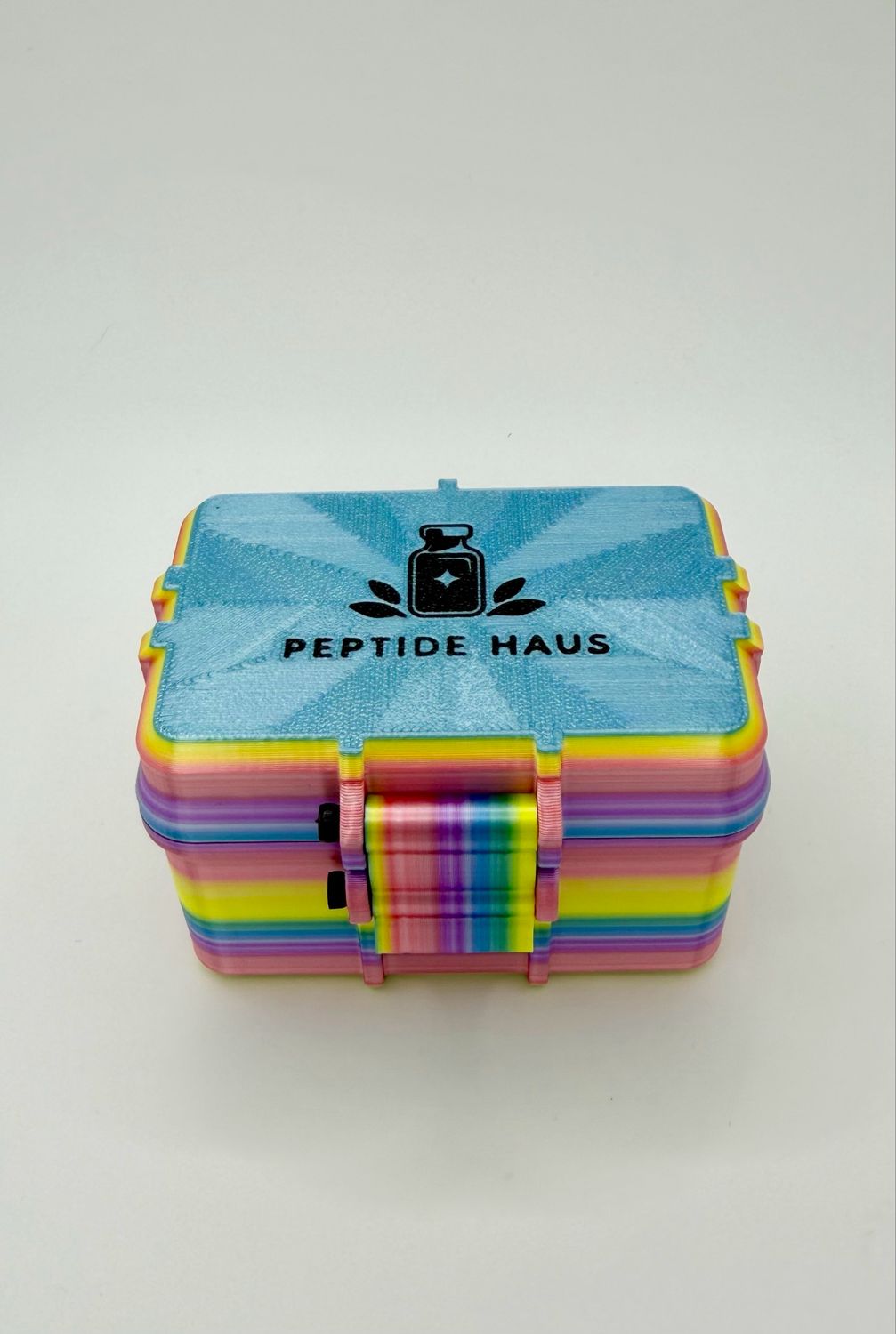 Small Multi Size Vial Case - Rainbow
