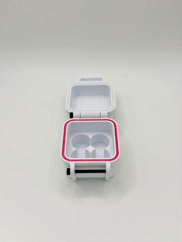Vial Case White - 4ct