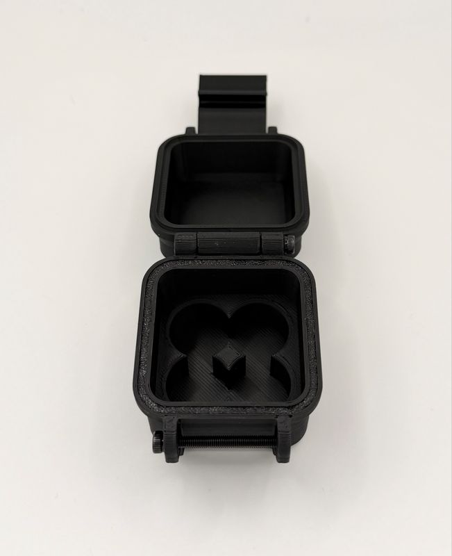 Vial Case Black - 4ct