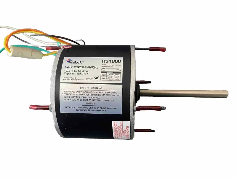 1/4HP SEMI-ENCLOSED 1075RPM  S/S 208/230V CW/CCW MOTOR (A.O. SMITH) (FS1026S) (RS1860)