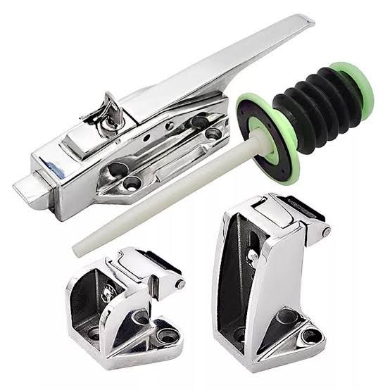 COMPLETE DOOR LATCH SET WITH INSIDE RELEASE &amp; KEY