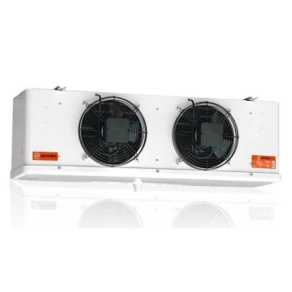 Oyon OEA2502116D-1 Walk-in Evaporator 10452 Btu Medium, 7631 Btu Low, 2 x 10 in Fan, Electric Defrost, 110 V, 1 Ph, 60 Hz, 5 fpi, Medium Profile