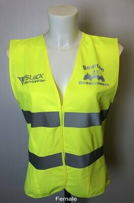 Bourton Road Runners Adults and Kids Hi-Vis Safety Vest from