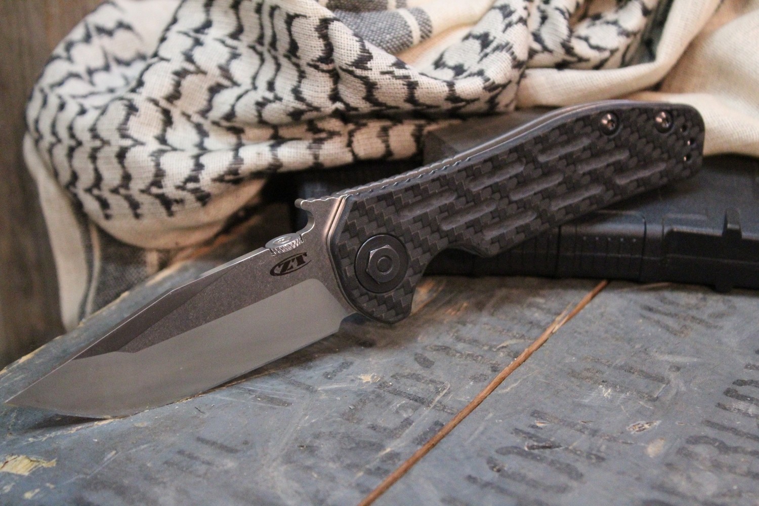Zero Tolerance 0620CF Emerson 3.6&quot; Tanto Knife / Carbon Fiber / Titanium /  Satin (Pre-Owned)