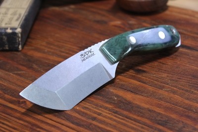 3DK Riot 3.7" Fixed Tanto Point, Elmax Blade / Alaskan Jade