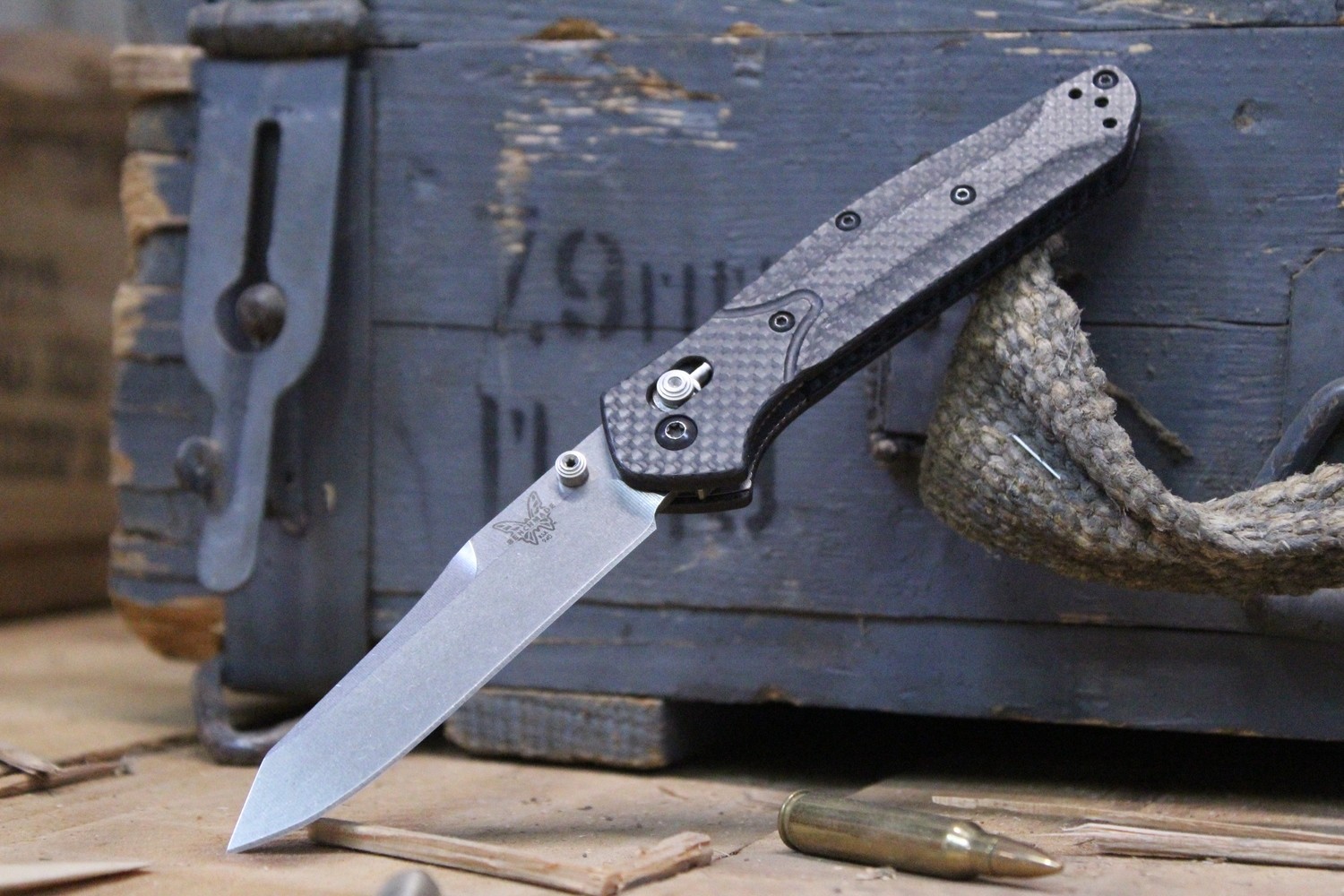 Benchmade 940-1 Carbon Fiber Folding Knife - Free Shipping