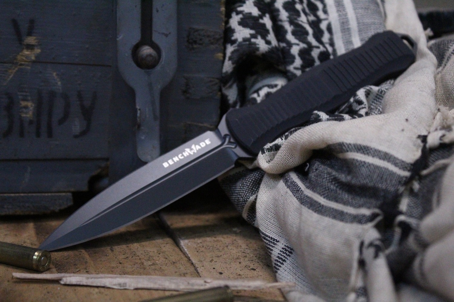 Benchmade Infidel 4.5&quot; Fixed Blade Knife / Black / Black (Prototype)